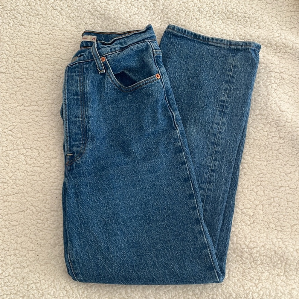 Levi's ribcage jeans 29x27 jazz pop
